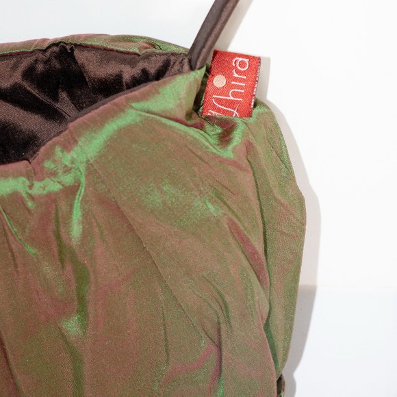 Unique Iridescent Green and Brown Shiraleah Purse - Picture 5 of 5